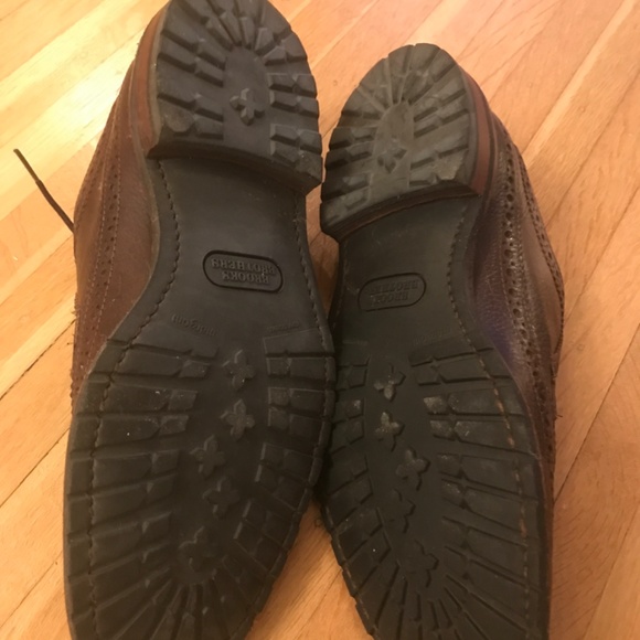 Brooks Brothers Wingtip Lug Sole Oxford Shoe